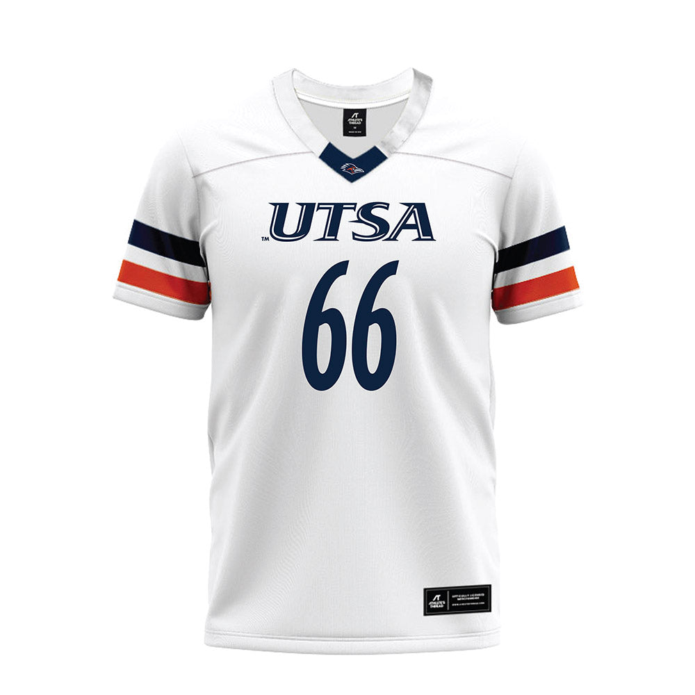 UTSA - NCAA Football : Andrew Alvarado - White Premium Football Jersey-0