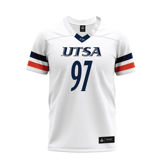 UTSA - NCAA Football : Kaian Roberts-Day - White Premium Football Jersey-0