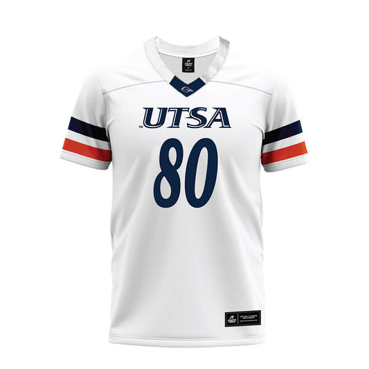 UTSA - NCAA Football : Wyatt Smiley - White Premium Football Jersey-0