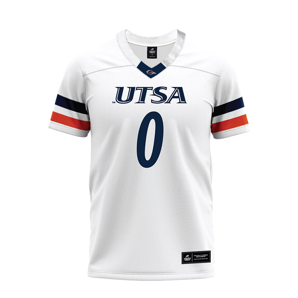 UTSA - NCAA Football : Shad Banks Jr. - White Premium Football Jersey-0