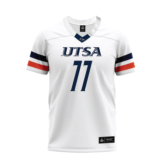UTSA - NCAA Football : Devron Williams - White Premium Football Jersey-0