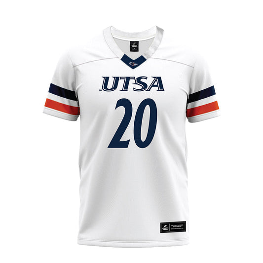 UTSA - NCAA Football : Zach Morris - White Premium Football Jersey-0