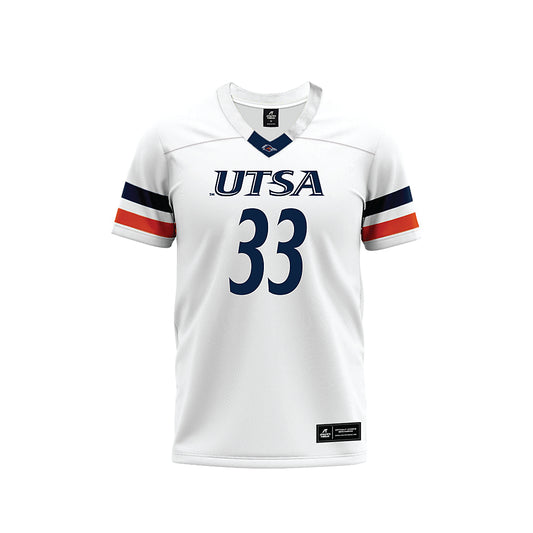 UTSA - NCAA Football : Mekhi Anderson - White Premium Football Jersey-0
