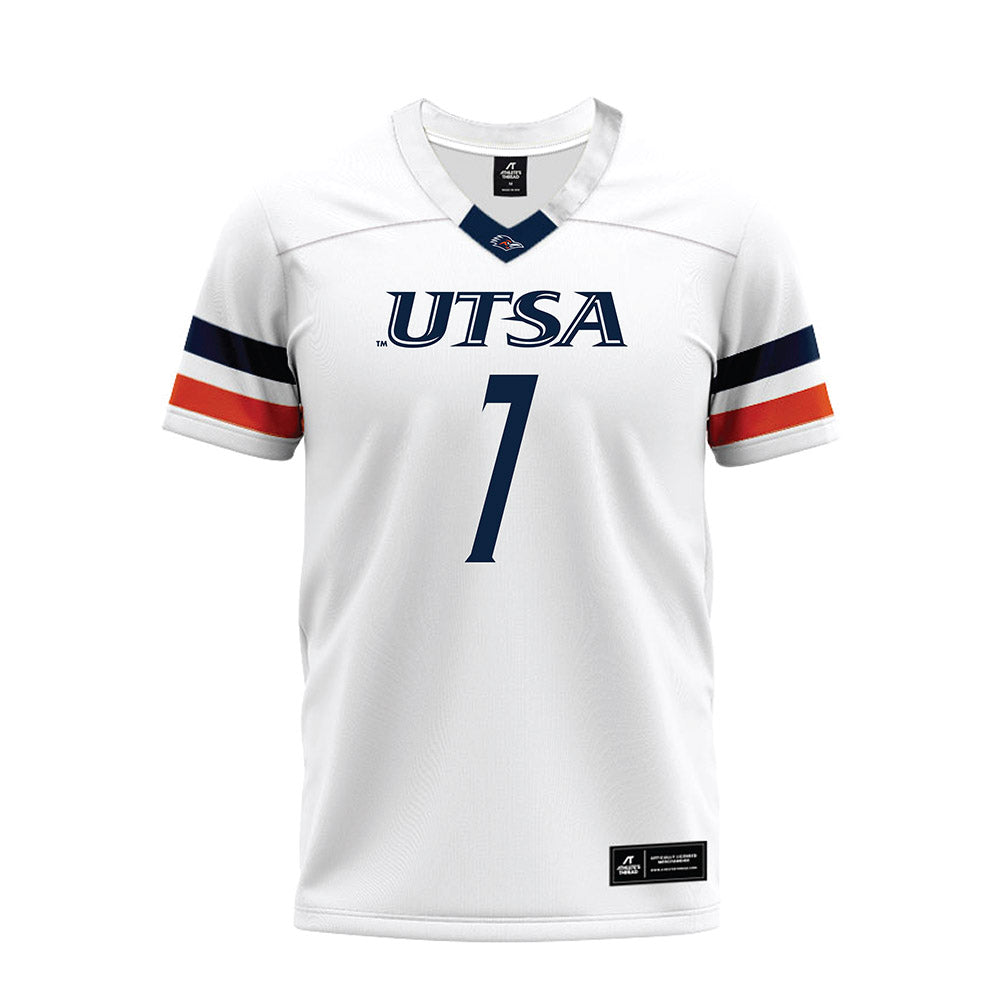 UTSA - NCAA Football : Jimmy Wyrick - White Premium Football Jersey-0