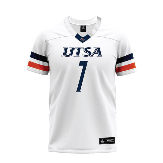 UTSA - NCAA Football : Jimmy Wyrick - White Premium Football Jersey-0