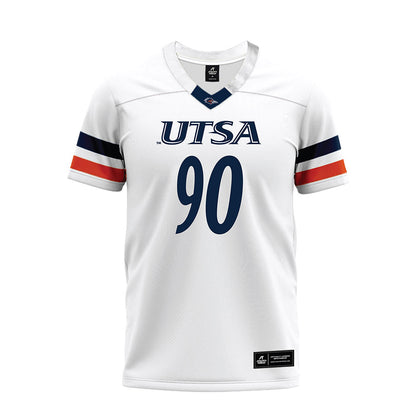 UTSA - NCAA Football : DJ Quaite - White Premium Football Jersey-0