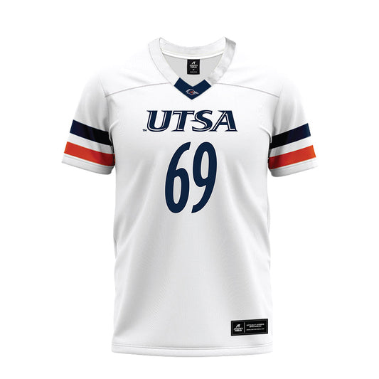 UTSA - NCAA Football : Eucebio Ramos - White Premium Football Jersey-0