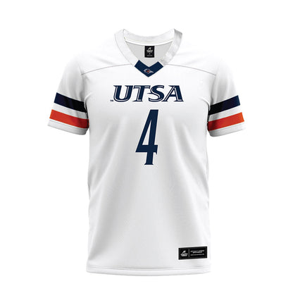 UTSA - NCAA Football : Camron Cooper - White Premium Football Jersey-0