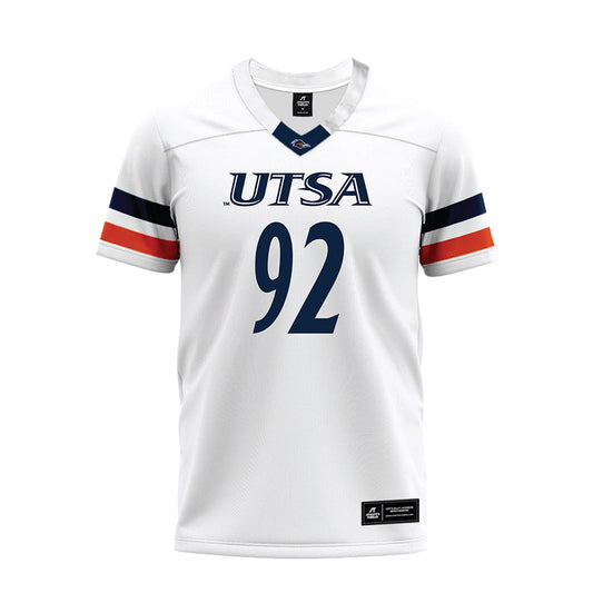 UTSA - NCAA Football : Jaylan Jones - White Premium Football Jersey-0