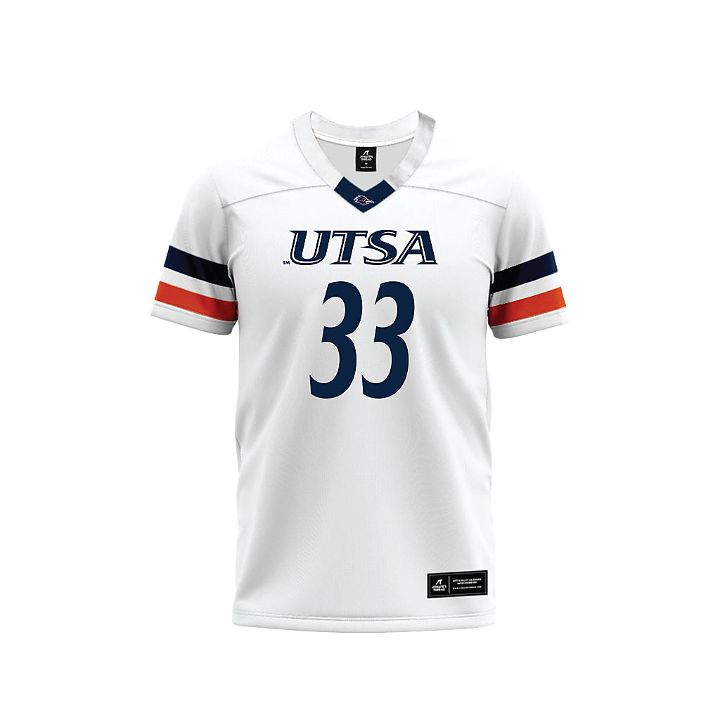 UTSA - NCAA Football : Nnanna Anyanwu - White Premium Football Jersey-0