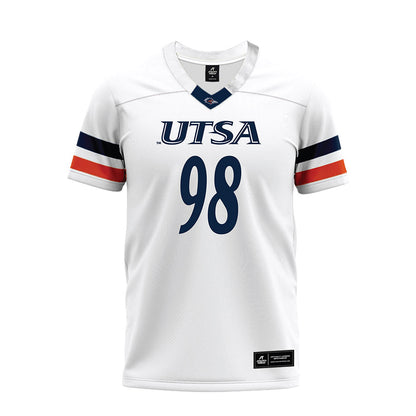 UTSA - NCAA Football : Jameian Buxton - White Premium Football Jersey-0