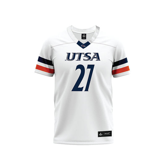 UTSA - NCAA Football : Ja'Kevian Rodgers - White Premium Football Jersey-0