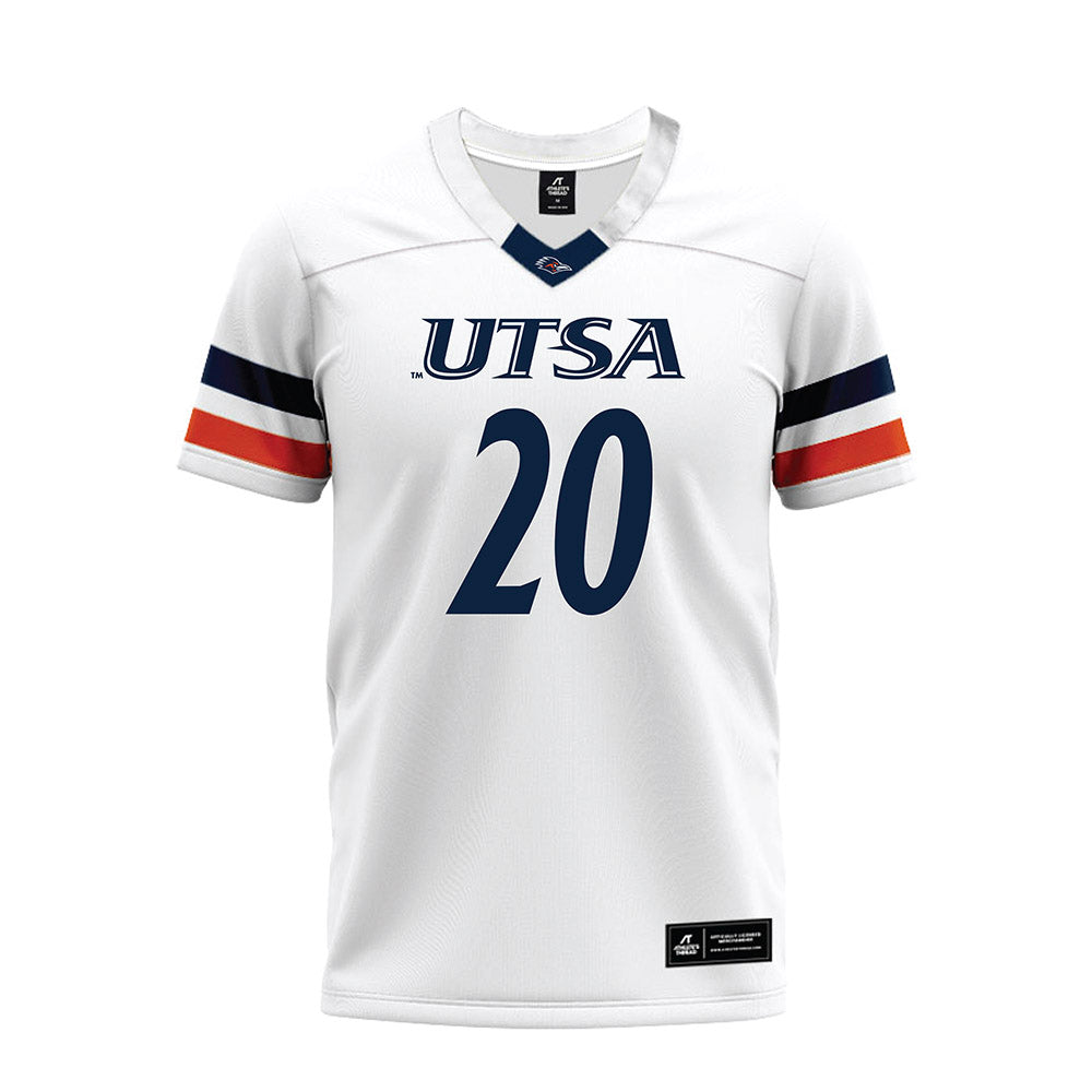 UTSA - NCAA Football : Zach Morris - White Premium Football Jersey-0