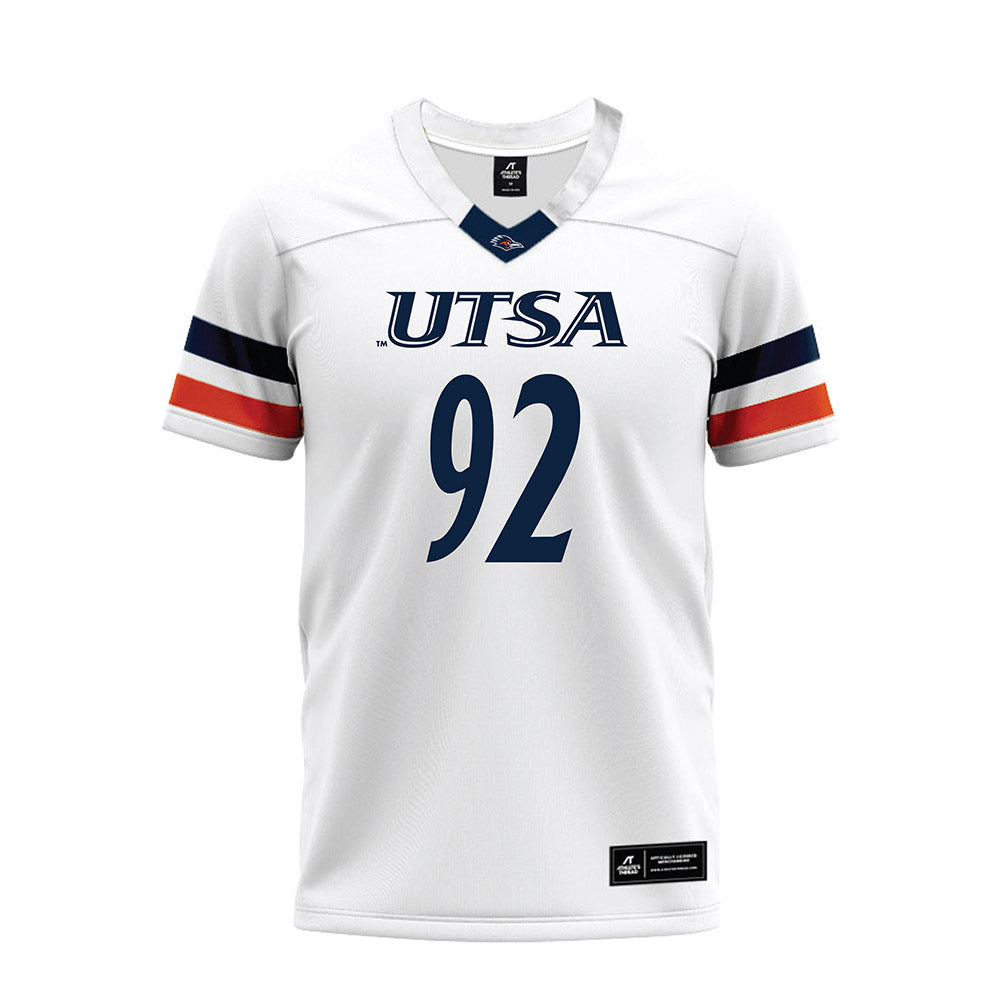 UTSA - NCAA Football : Michael Petro - White Premium Football Jersey-0