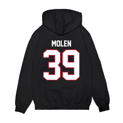 Arizona - NCAA Football : Broden Molen - Vintage Helmet Premium Hooded Sweatshirt-1