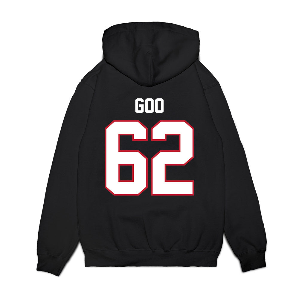 Arizona - NCAA Football : Javian Goo - Vintage Helmet Premium Hooded Sweatshirt-1