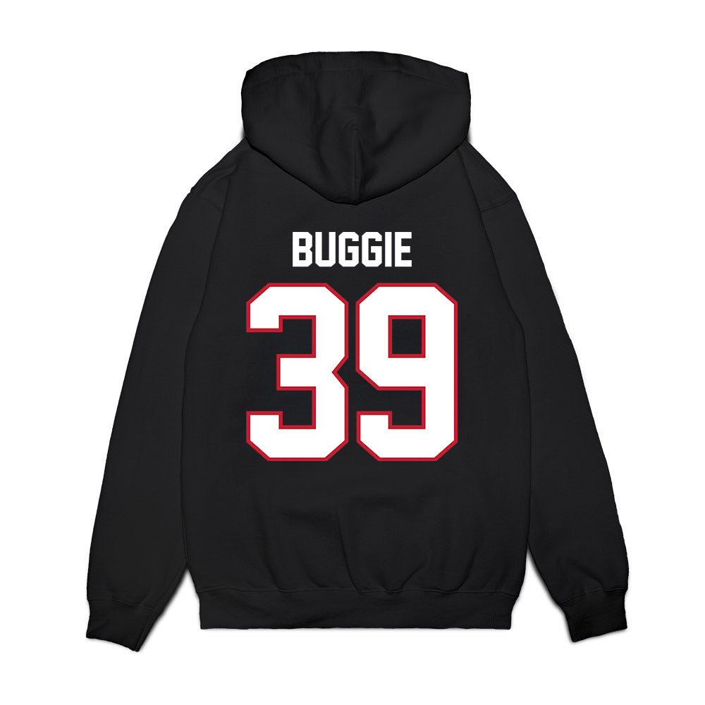 Arizona - NCAA Football : Jacob Buggie - Vintage Helmet Premium Hooded Sweatshirt-1