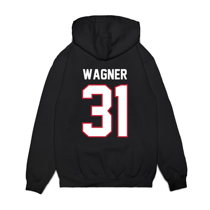 Arizona - NCAA Football : Ian Wagner - Vintage Helmet Premium Hooded Sweatshirt-1