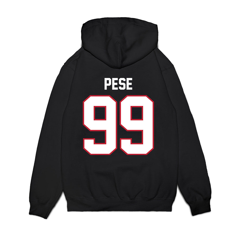 Arizona - NCAA Football : Mays Pese - Vintage Helmet Premium Hooded Sweatshirt-1