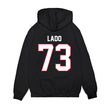 Arizona - NCAA Football : Matthew Lado - Vintage Helmet Premium Hooded Sweatshirt-1