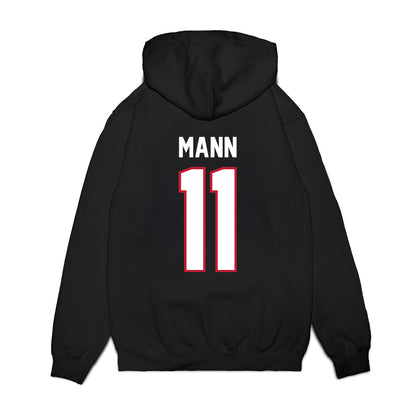 Arizona - NCAA Football : Jabari Mann - Vintage Helmet Premium Hooded Sweatshirt-1