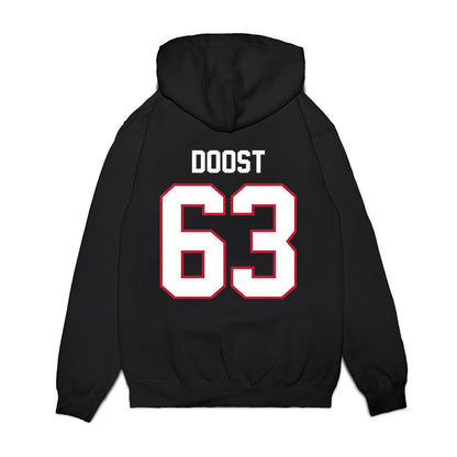 Arizona - NCAA Football : Alexander Doost - Vintage Helmet Premium Hooded Sweatshirt-1