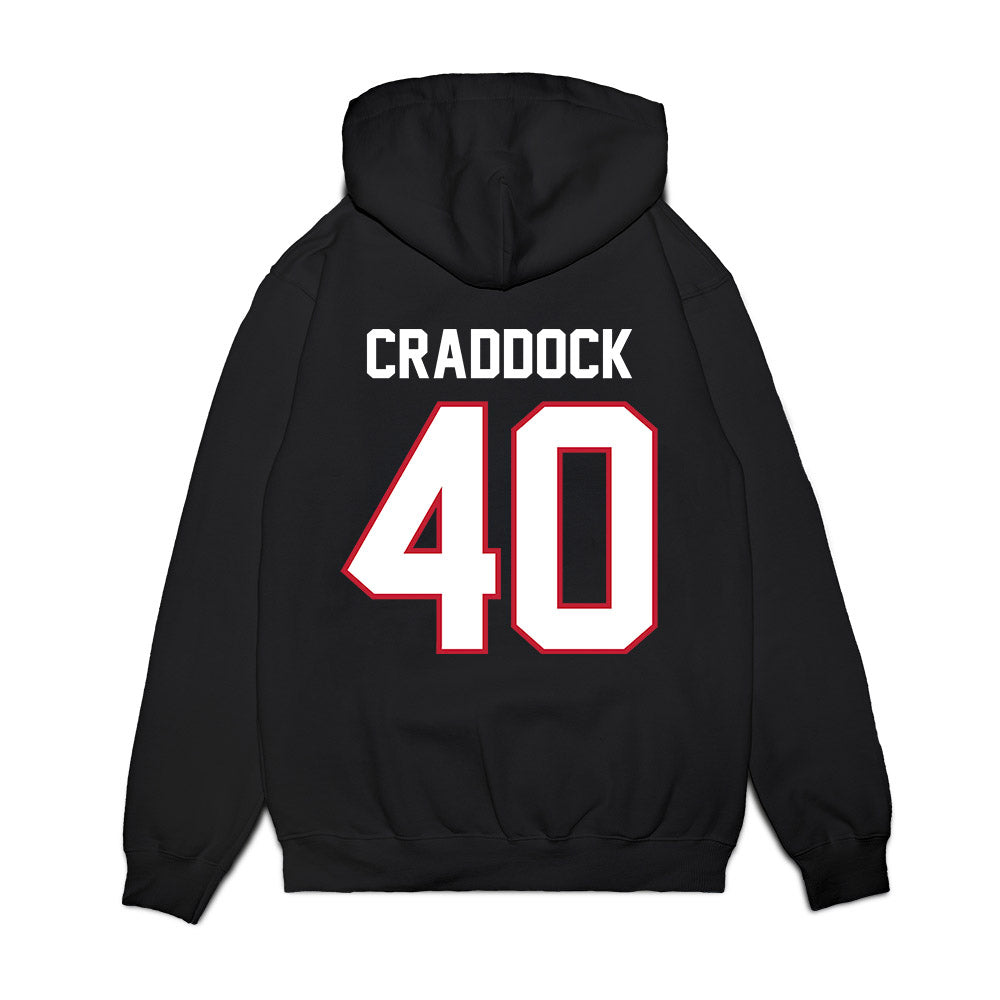 Arizona - NCAA Football : Brandon Craddock - Vintage Helmet Premium Hooded Sweatshirt-1