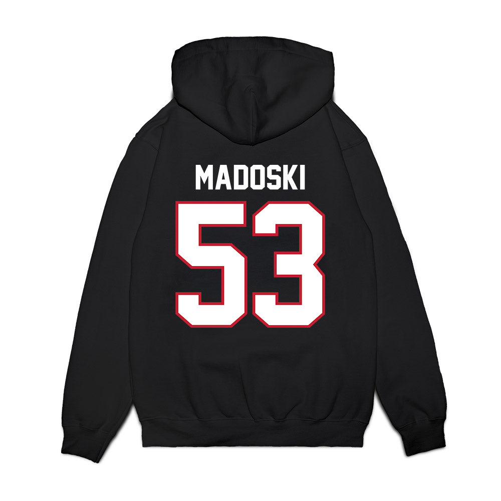 Arizona - NCAA Football : Christian Madoski - Vintage Helmet Premium Hooded Sweatshirt-1