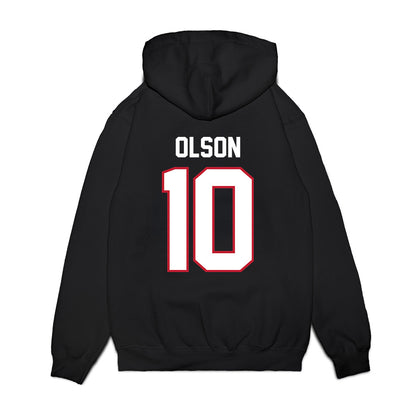 Arizona - NCAA Football : Quinn Olson - Vintage Helmet Premium Hooded Sweatshirt-1