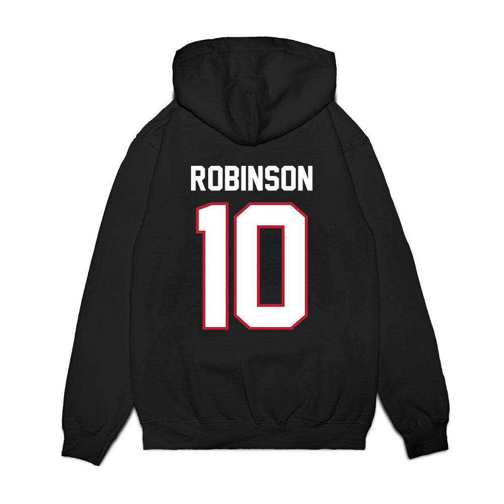 Arizona - NCAA Football : Myron Robinson - Vintage Helmet Premium Hooded Sweatshirt-1