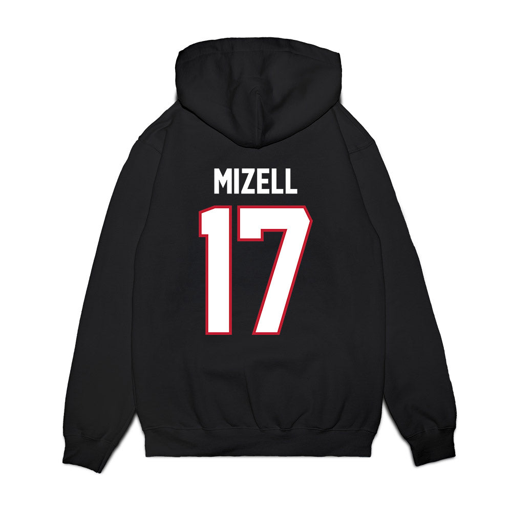 Arizona - NCAA Football : Isaiah Mizell - Vintage Helmet Premium Hooded Sweatshirt-1