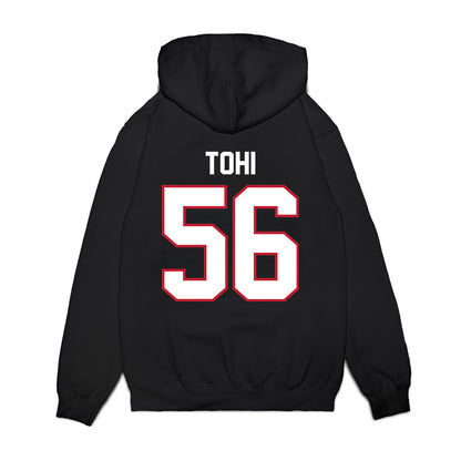 Arizona - NCAA Football : Sione Tohi - Vintage Helmet Premium Hooded Sweatshirt-1