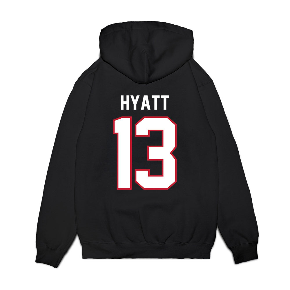 Arizona - NCAA Football : Devin Hyatt - Vintage Helmet Premium Hooded Sweatshirt-1