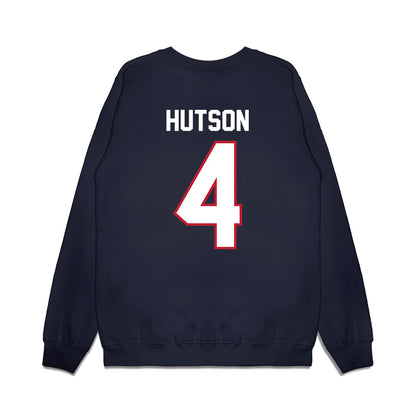 Arizona - NCAA Football : Kris Hutson - Vintage Helmet Premium Crewneck Sweatshirt-1
