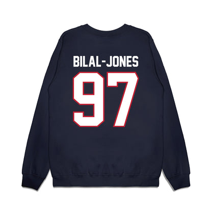 Arizona - NCAA Football : Kaleb Bilal-Jones - Vintage Helmet Premium Crewneck Sweatshirt-1