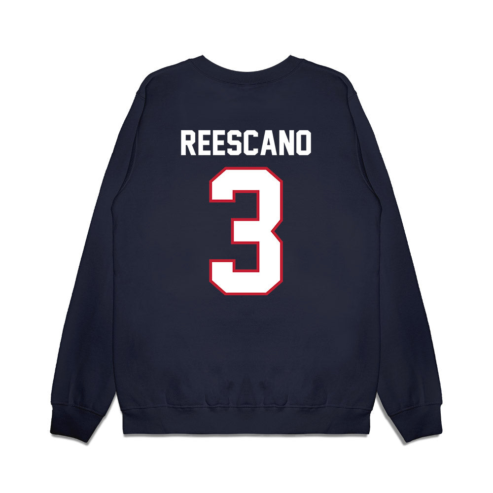 Arizona - NCAA Football : Kedrick Reescano - Vintage Helmet Premium Crewneck Sweatshirt-1