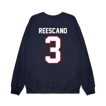 Arizona - NCAA Football : Kedrick Reescano - Vintage Helmet Premium Crewneck Sweatshirt-1