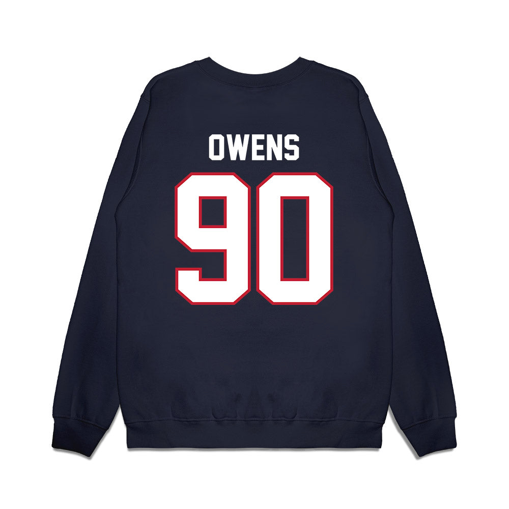 Arizona - NCAA Football : Chancellor Owens - Vintage Helmet Premium Crewneck Sweatshirt-1