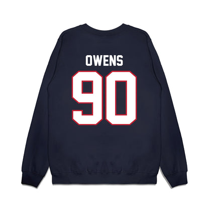 Arizona - NCAA Football : Chancellor Owens - Vintage Helmet Premium Crewneck Sweatshirt-1