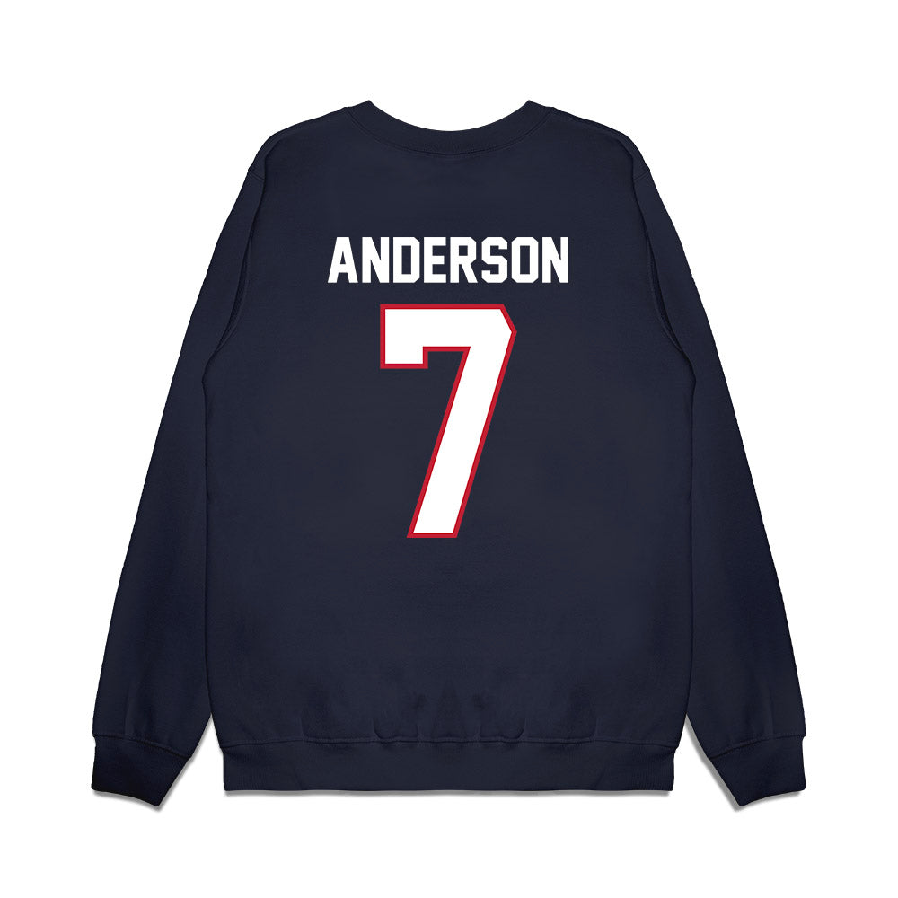 Arizona - NCAA Football : Sawyer Anderson - Vintage Helmet Premium Crewneck Sweatshirt-1