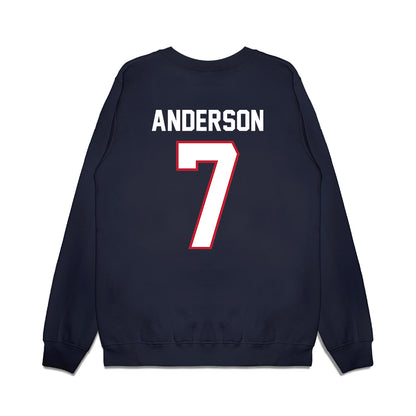 Arizona - NCAA Football : Sawyer Anderson - Vintage Helmet Premium Crewneck Sweatshirt-1