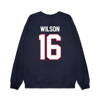Arizona - NCAA Football : Riley Wilson - Vintage Helmet Premium Crewneck Sweatshirt-1