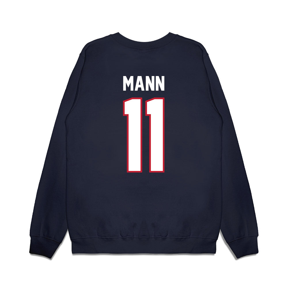 Arizona - NCAA Football : Jabari Mann - Vintage Helmet Premium Crewneck Sweatshirt-1