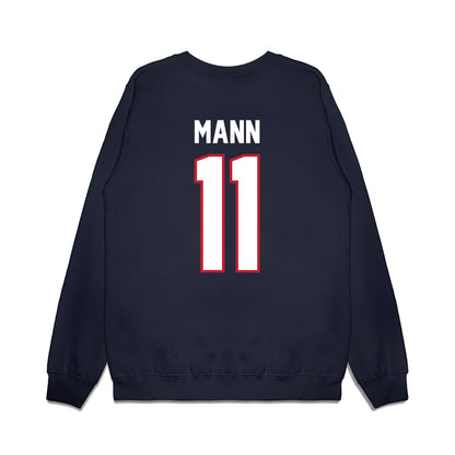 Arizona - NCAA Football : Jabari Mann - Vintage Helmet Premium Crewneck Sweatshirt-1
