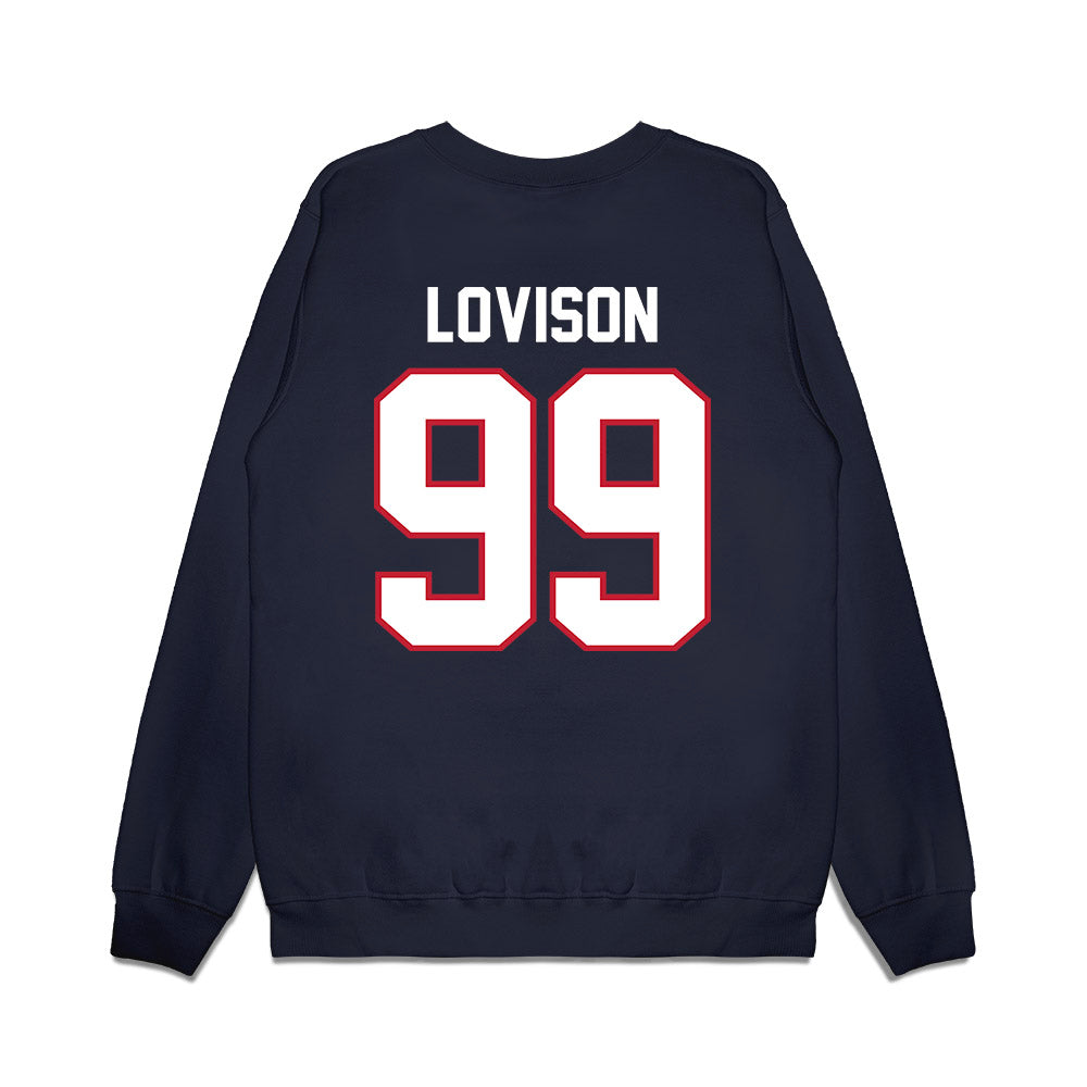 Arizona - NCAA Football : Isaac Lovison - Vintage Helmet Premium Crewneck Sweatshirt-1