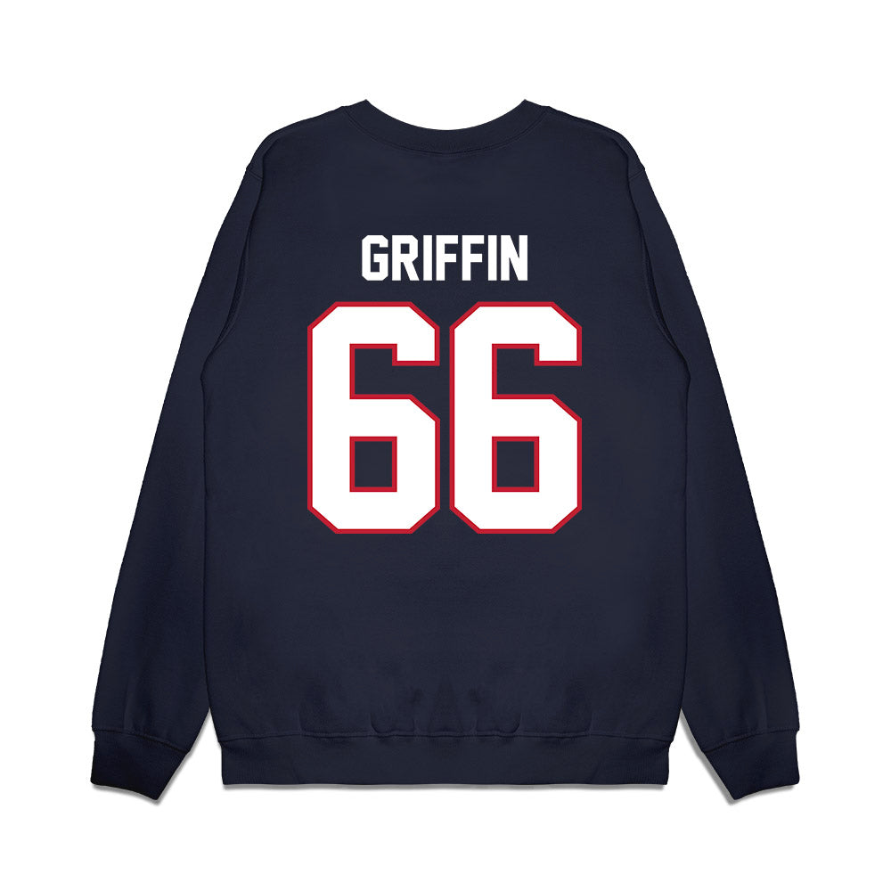 Arizona - NCAA Football : Jaxon Griffin - Vintage Helmet Premium Crewneck Sweatshirt-1