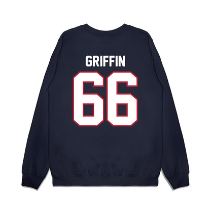 Arizona - NCAA Football : Jaxon Griffin - Vintage Helmet Premium Crewneck Sweatshirt-1
