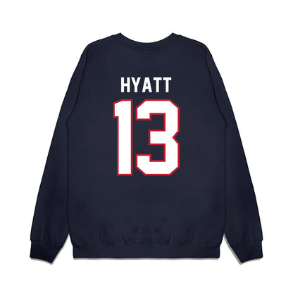 Arizona - NCAA Football : Devin Hyatt - Vintage Helmet Premium Crewneck Sweatshirt-1