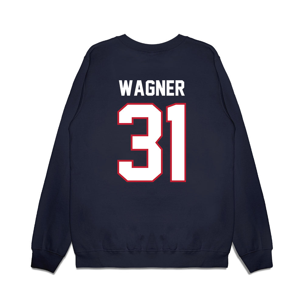 Arizona - NCAA Football : Ian Wagner - Vintage Helmet Premium Crewneck Sweatshirt-1
