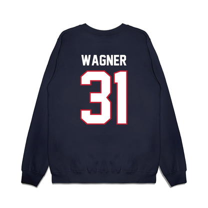 Arizona - NCAA Football : Ian Wagner - Vintage Helmet Premium Crewneck Sweatshirt-1
